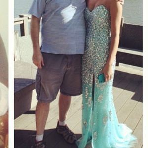 Jovani Crystal prom dress size 2